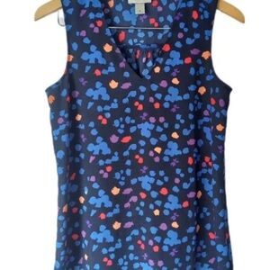 LOFT Multicolor Sleeveless Blouse